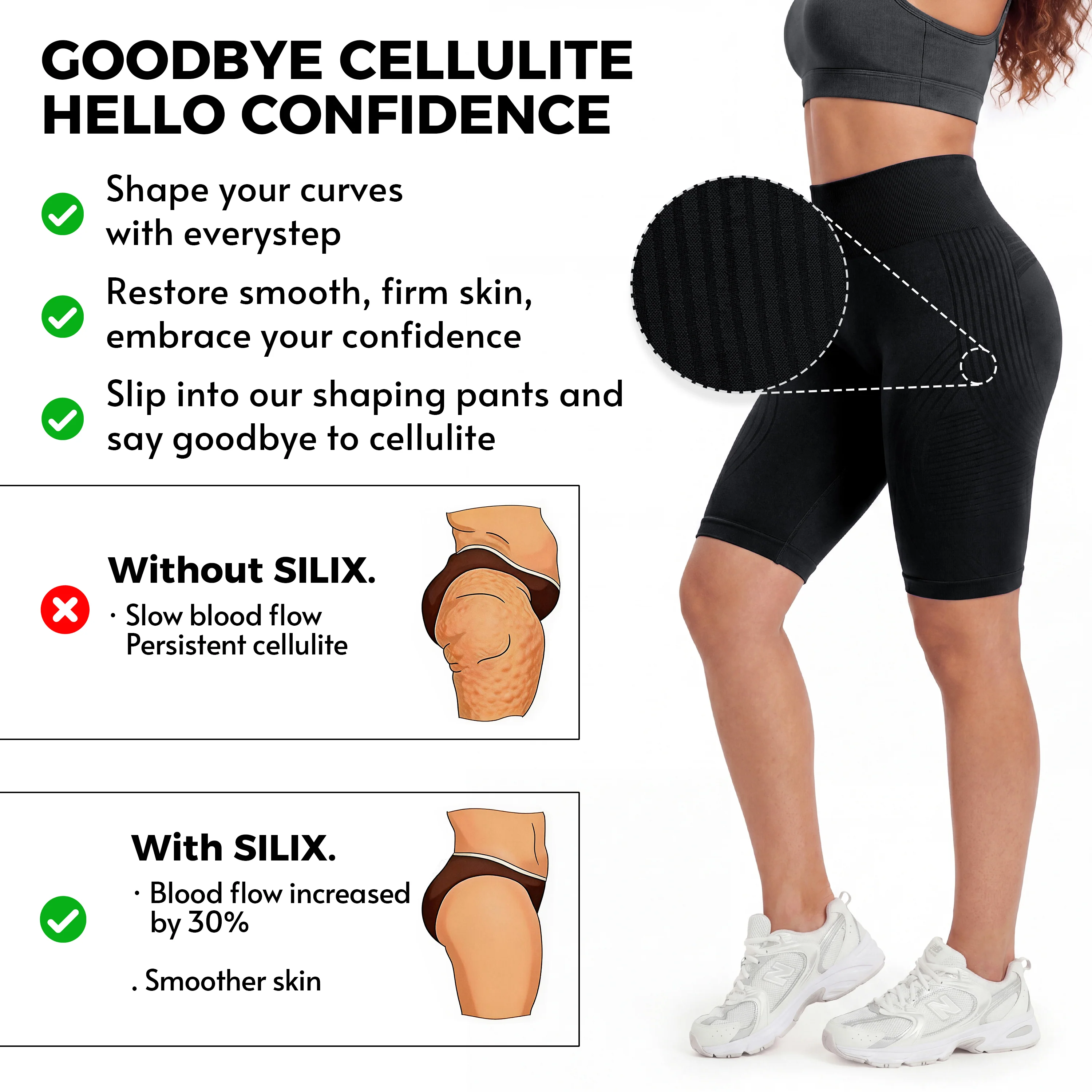 3D Anti-Cellulite Short Leggings - Image 16