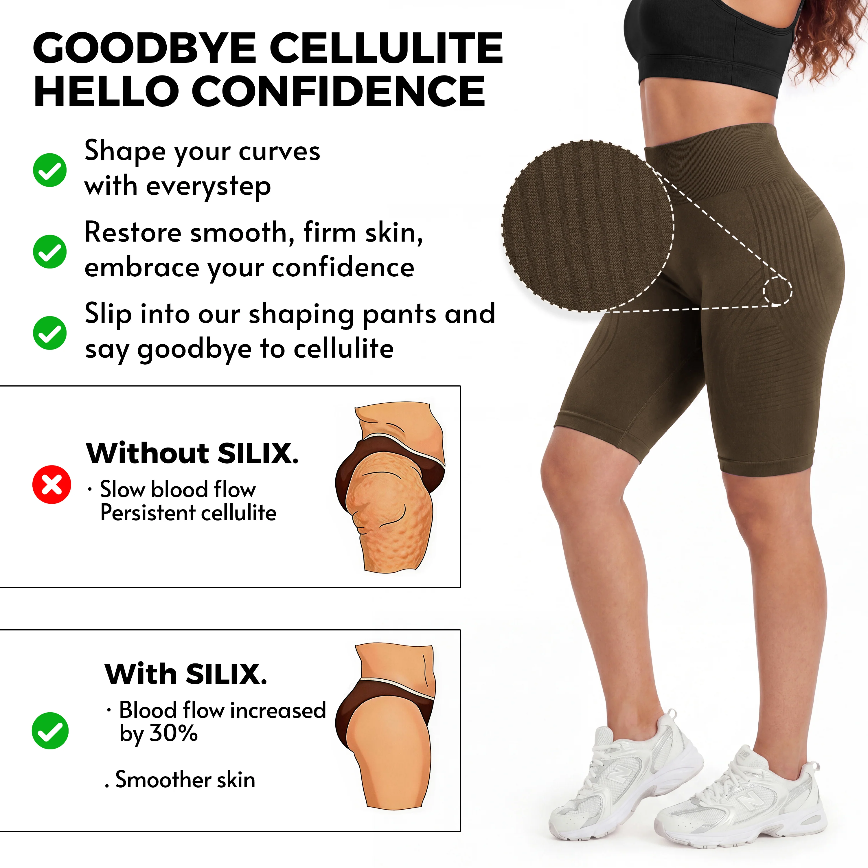 3D Anti-Cellulite Short Leggings - Image 23