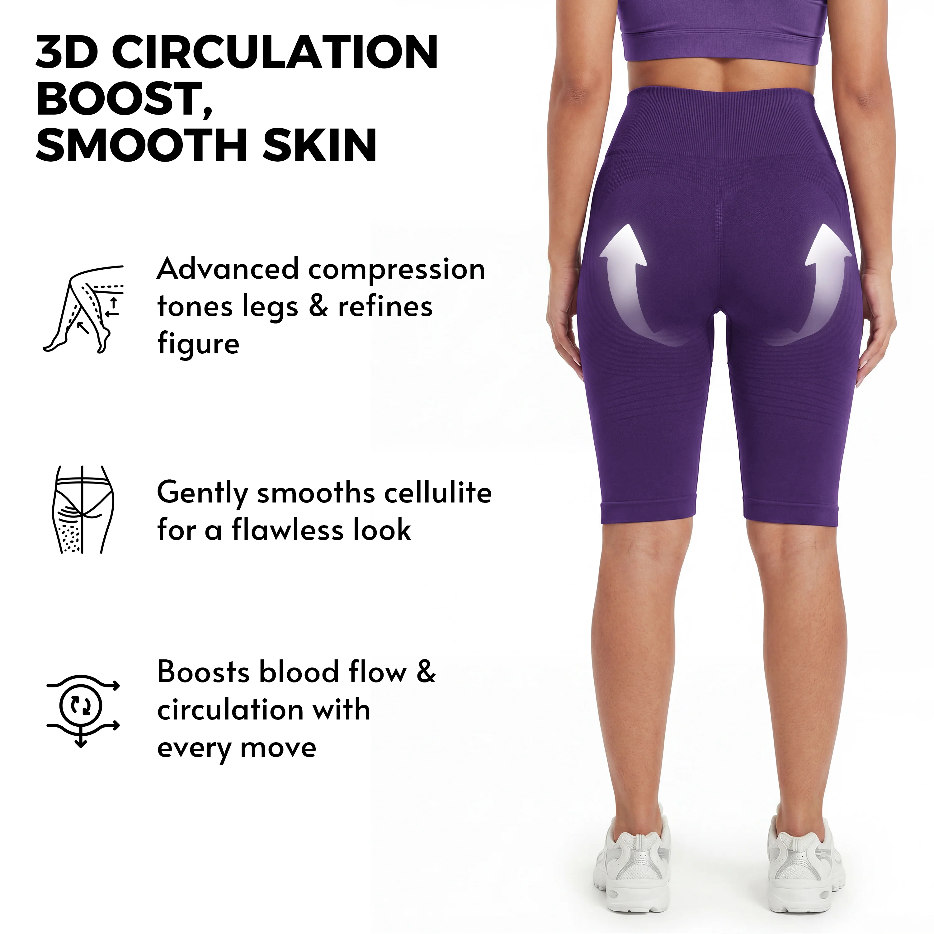 3D Anti-Cellulite Short Leggings - Image 38