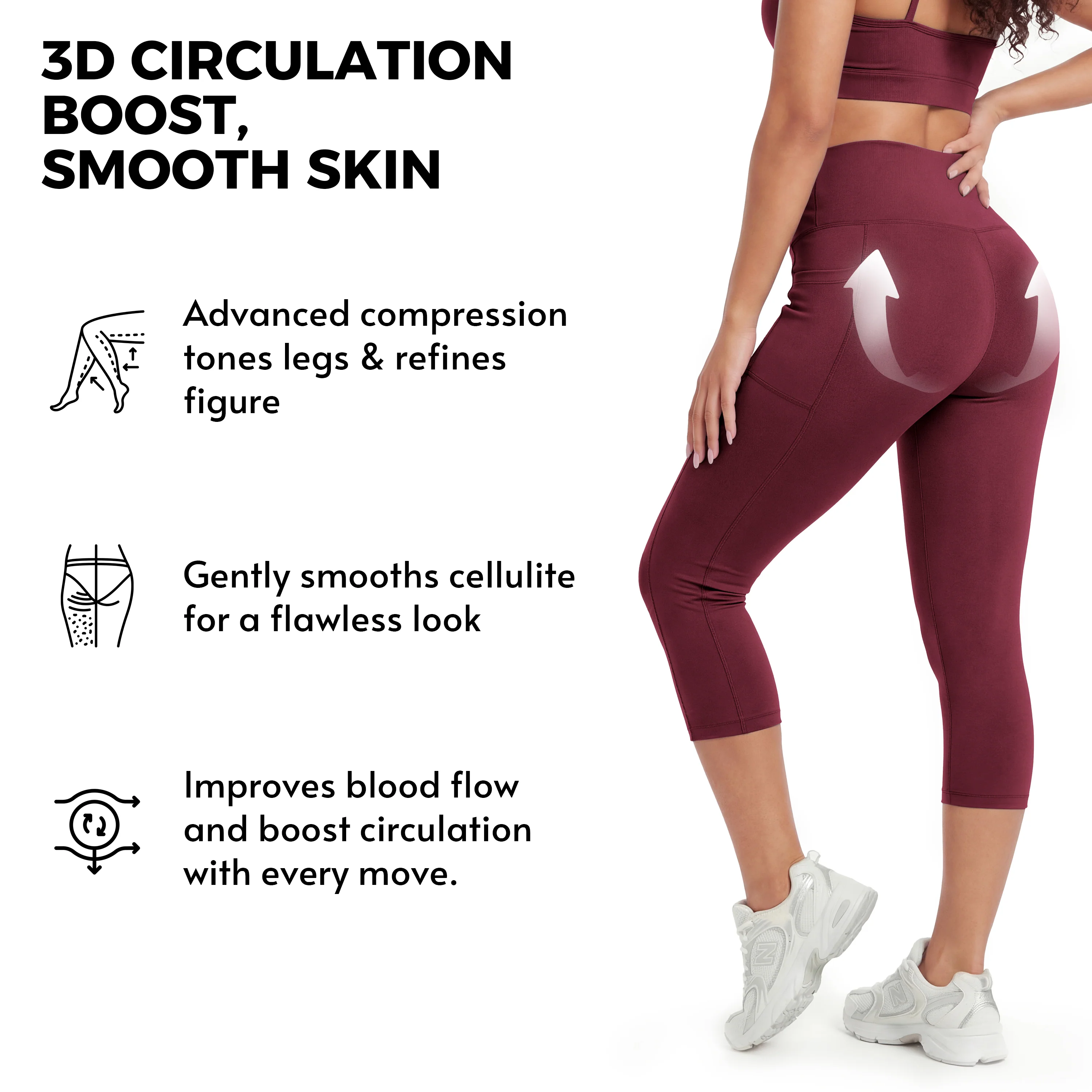 SILIX™ Butt-Lifting Tummy Control Pocket Capris - Image 13