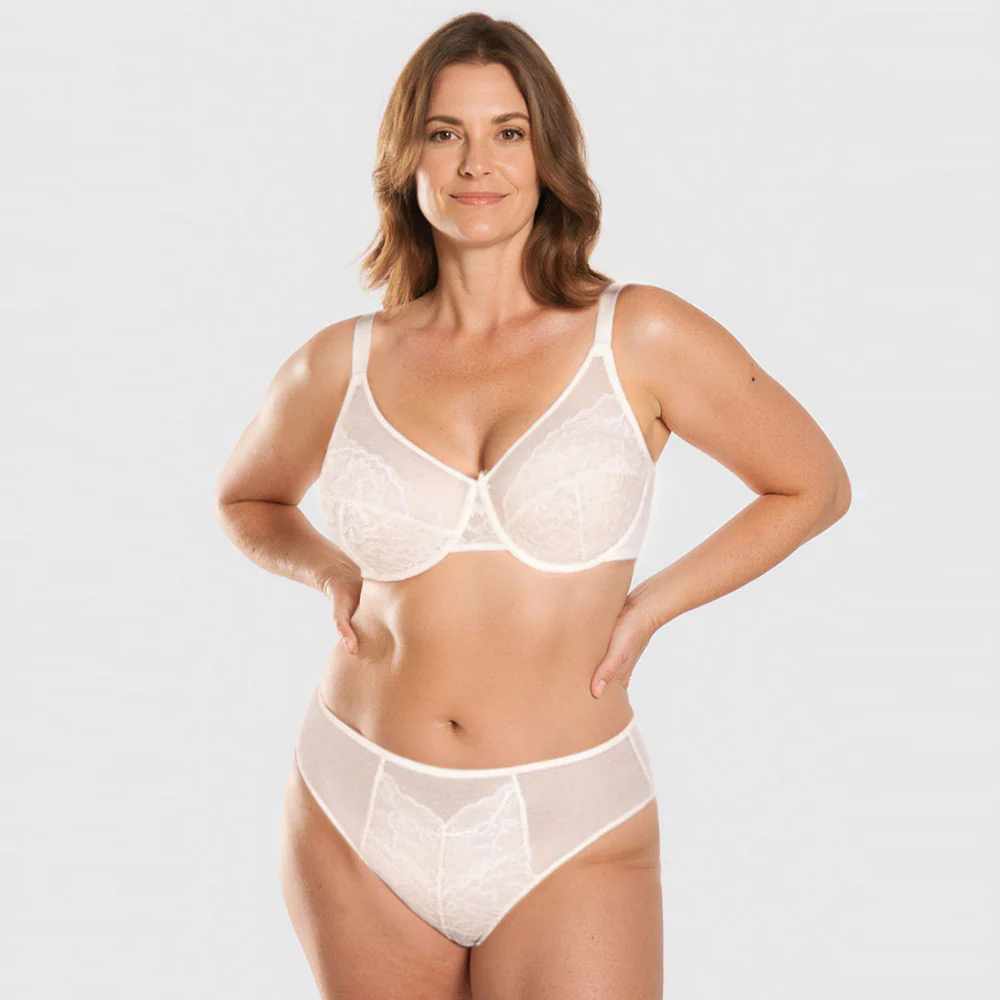 SILIX Unlined Lace Underwire Bra - Image 7